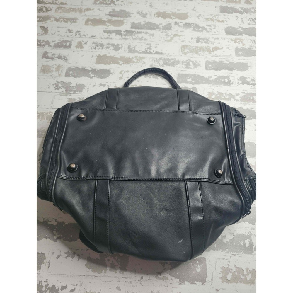 Givenchy Black Leather Expandable Duffle Bag The International at Castle Pines - Picture 9 of 12
